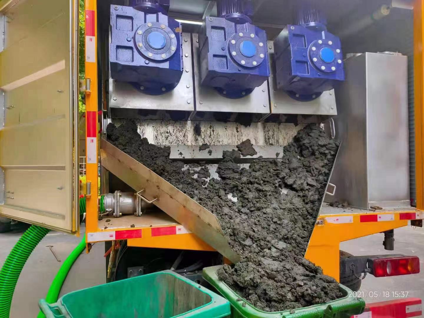 柳南化粪池清掏城市维护站-泥浆净化干湿分离处理